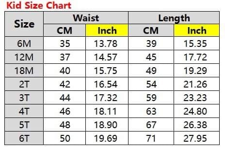 Size Chart – Honeydewusa