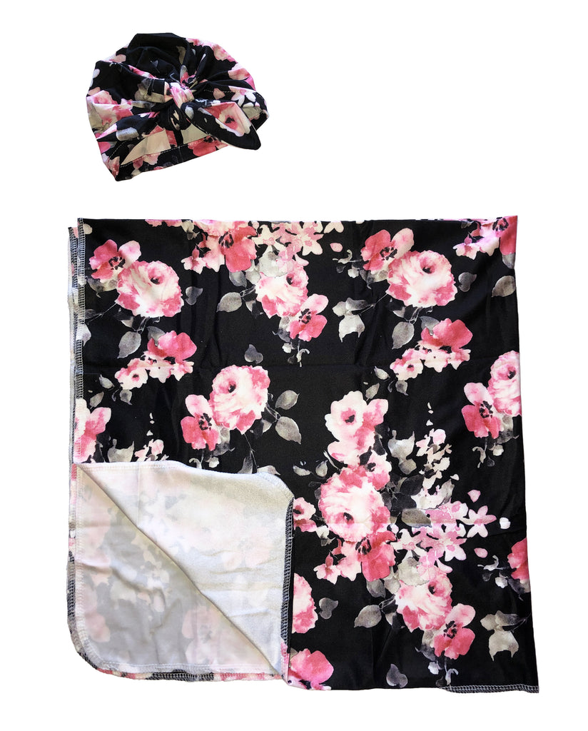 Floral swaddle set