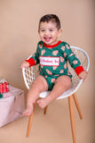 Christmas cakes smocked romper