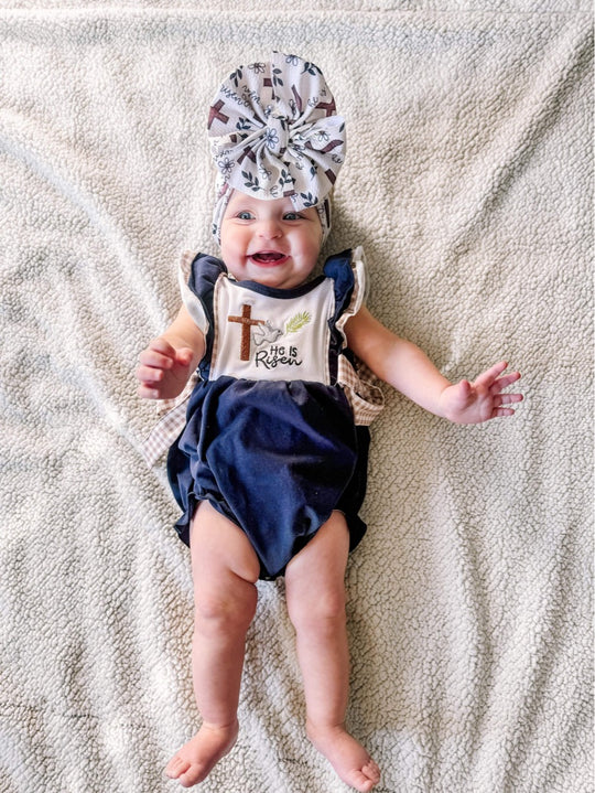 Navy Cross He is risen Romper