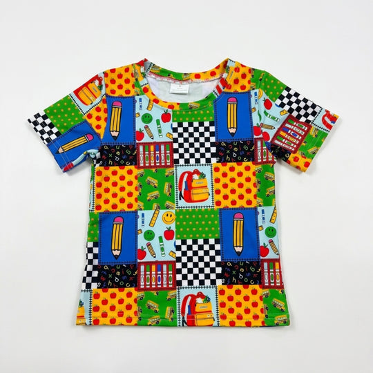 Smiley pencil short Sleeve T shirt