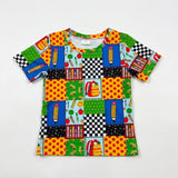 Smiley pencil short Sleeve T shirt