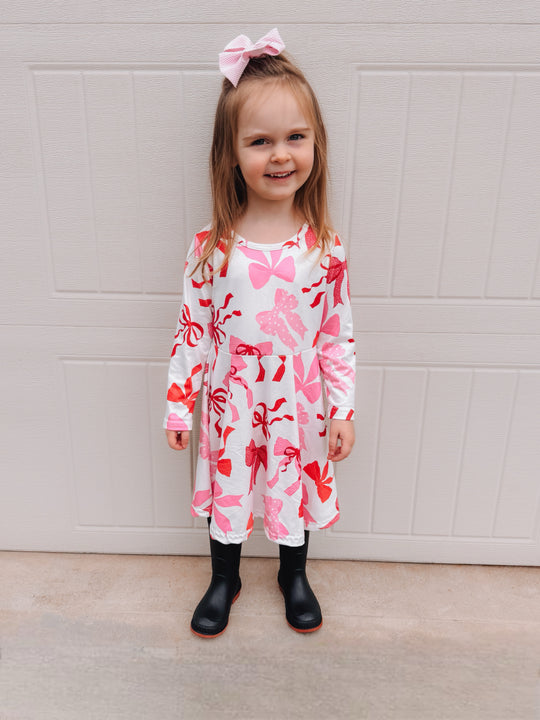 Valentines bows dress