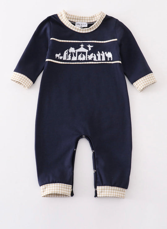 Nativity boy romper