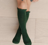 Forest lace top knee high socks
