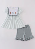 He is risen girl Ruffle set