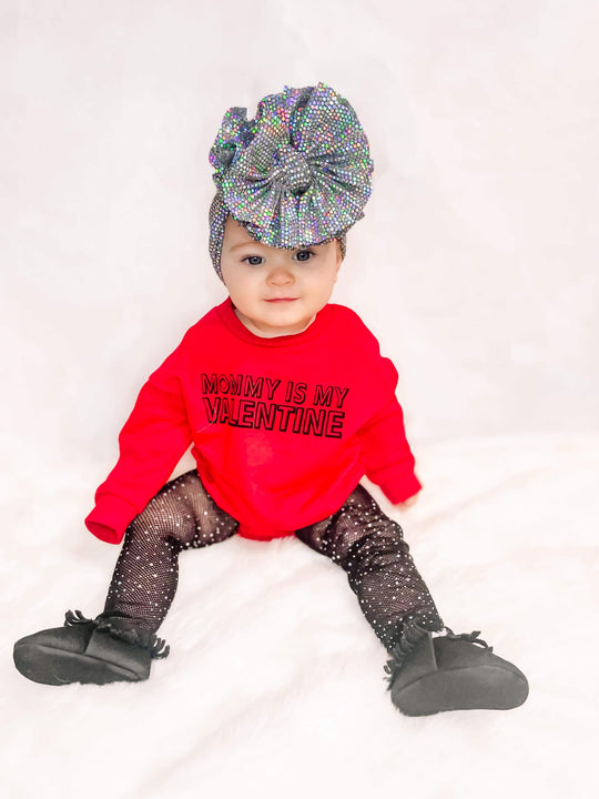 Mommy is my Valentine romper