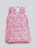 Pink bows backpack