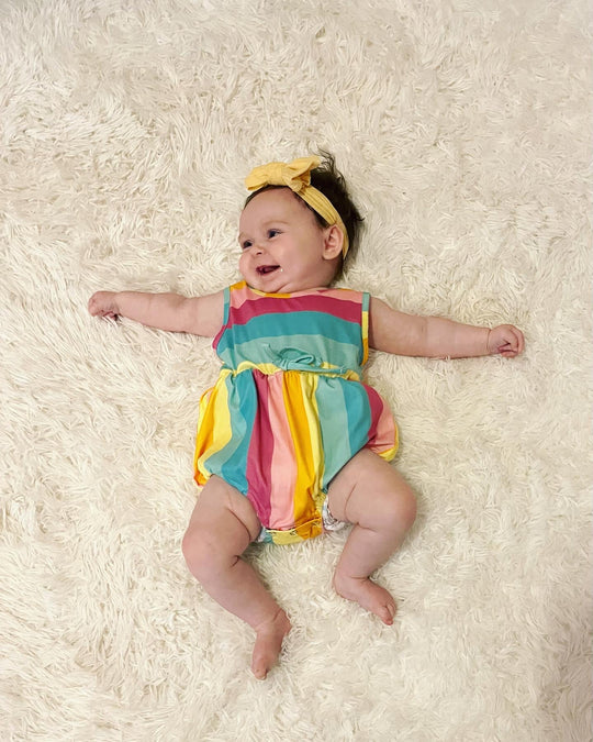 Stripe summer romper