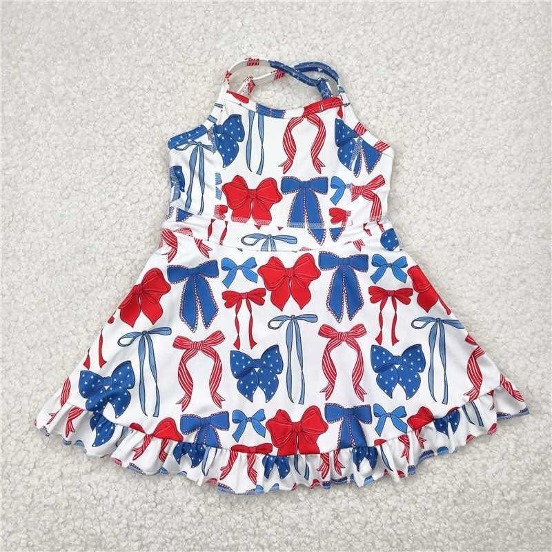 VIP PRE ORDER CLOSES 5/4 Rwb Bows athletic dress - 2 week TAT