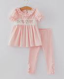 Smocked valentine letters Set