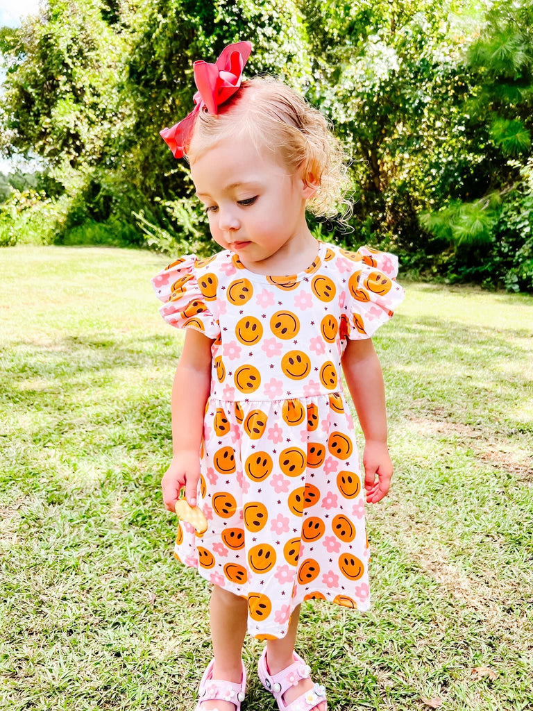 Smiley floral dress