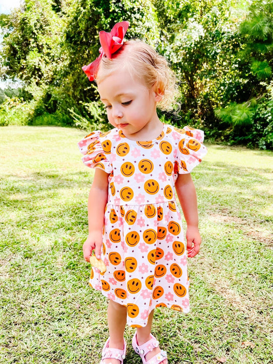 Smiley floral dress