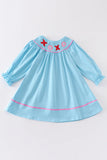 Blue xoxo Smocked dress