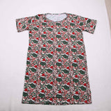 Floral Christmas Bamboo Mom gown