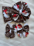 leopard Santa Bow or sailors