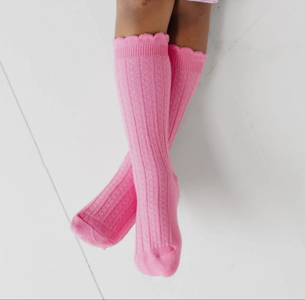 Taffy frill knee high socks