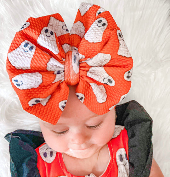 Orange Ghost Messy wrap