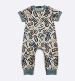 Clover cottage boy motocross romper