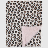 Hudson baby leopard plush blanket 30x40