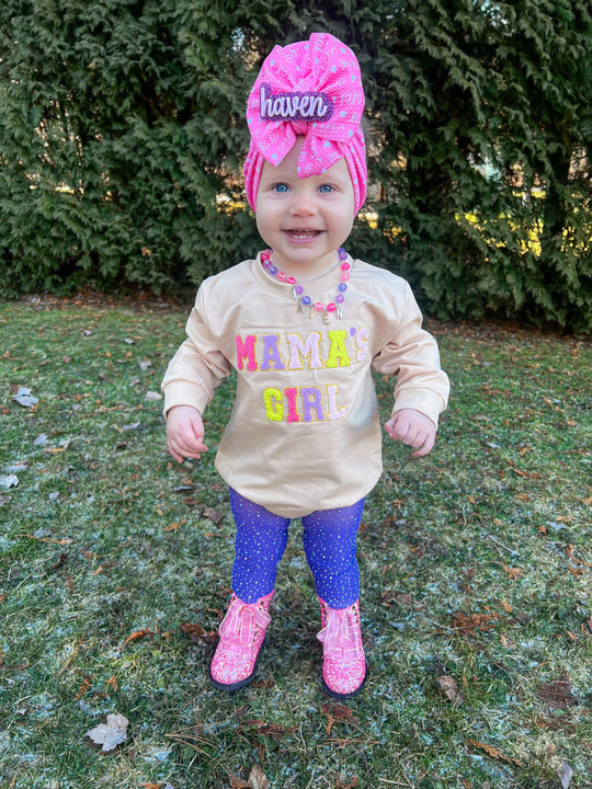 Mamas girl sweater romper