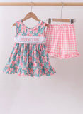 Mommy’s girl floral embroidery set