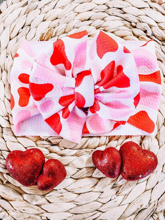 Valentine cow messy wrap