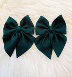 Dark green sailor piggies