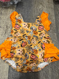Spooky ruffle romper