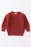 Rust Pullover Sweater