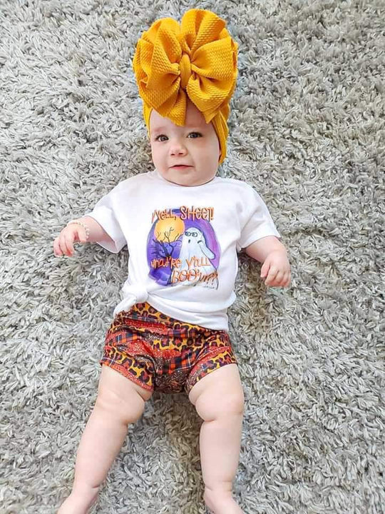 Fall plaid Brush stroke bummies (bummies only)