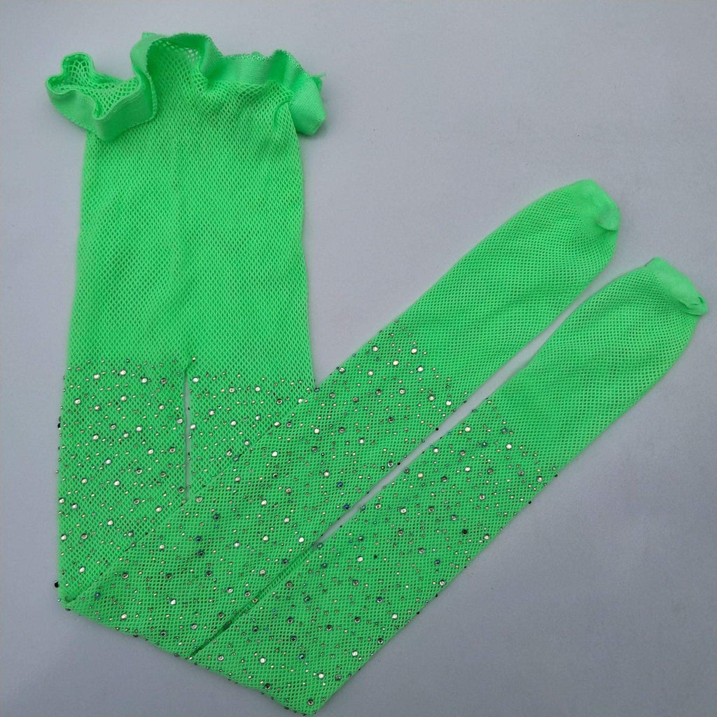 Lime Bling Tights