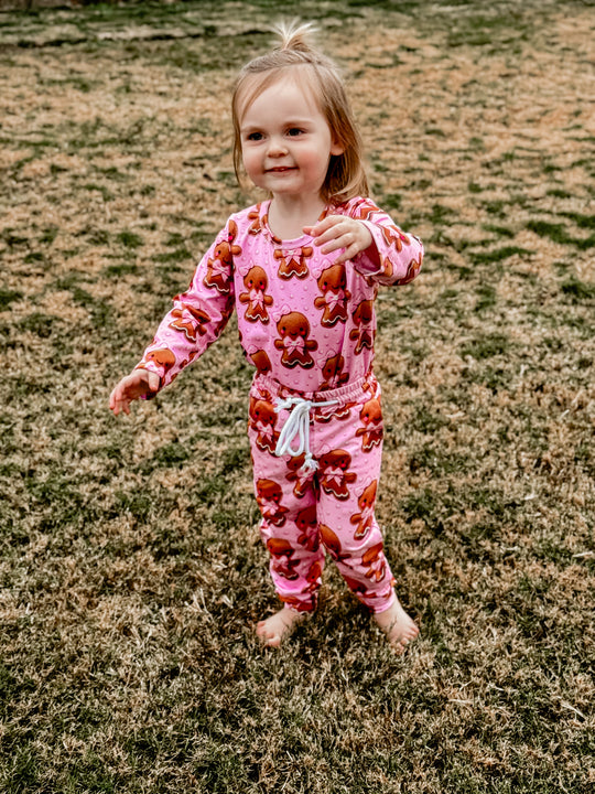 Pink gingerbread joggers (joggers only)