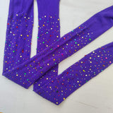 Multi bling tights- purple