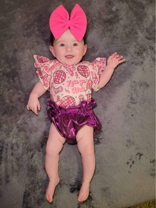 Purple Metallic bummies