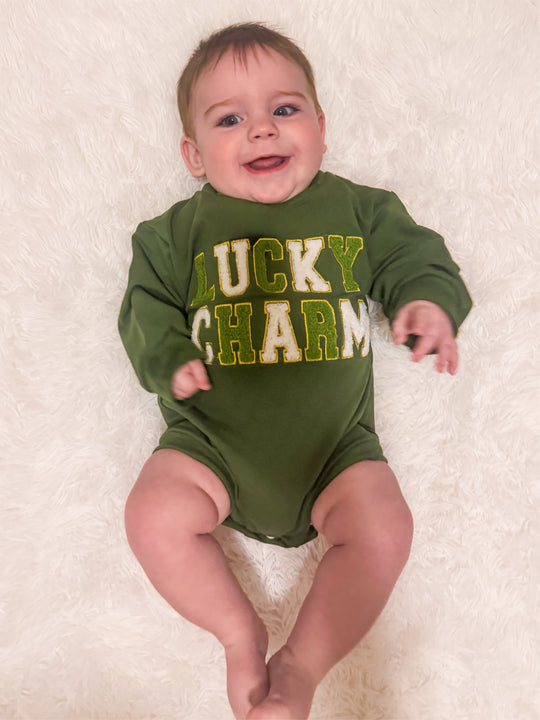 Lucky charm sweater romper