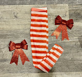 Candy-cane stripe tights