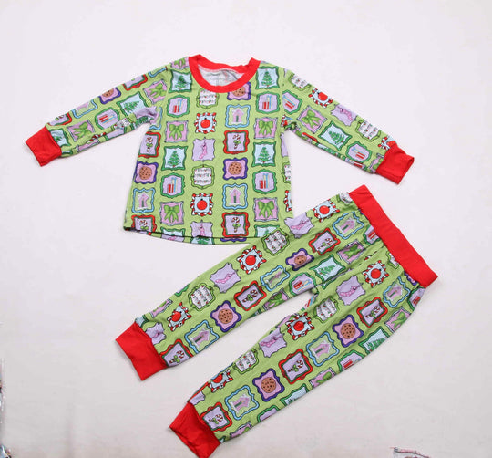 Christmas classic Bamboo 2 Pc set