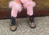Fur socks - pink