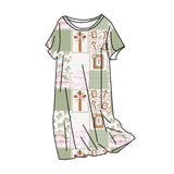 PRE ORDER CLOSES 12/14 Psalm 46:5  Mom gown/ unisex pants bamboo - early March DELIVERY