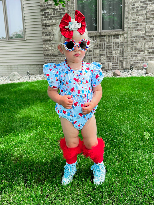 Bomb pops flutter romper