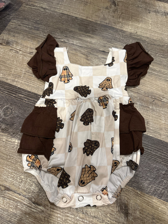 Ghost ruffle romper