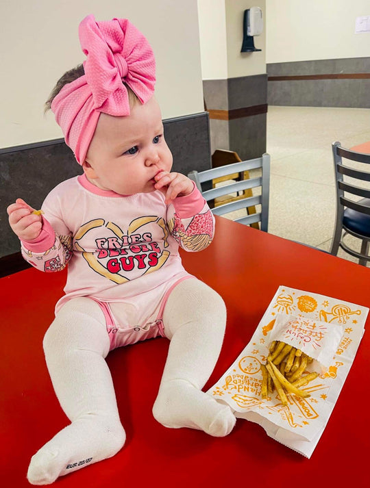 Fries before guys romper