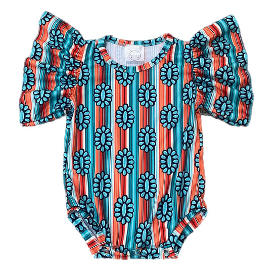 Ribbed serape concho leo