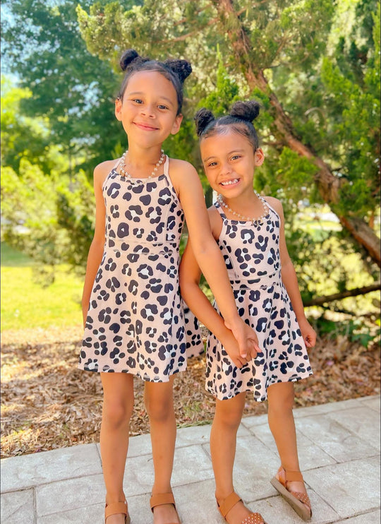 Leopard athletic dress