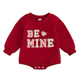 Red be mine sweater romper