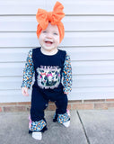 Leopard Hangin with my Heifers romper