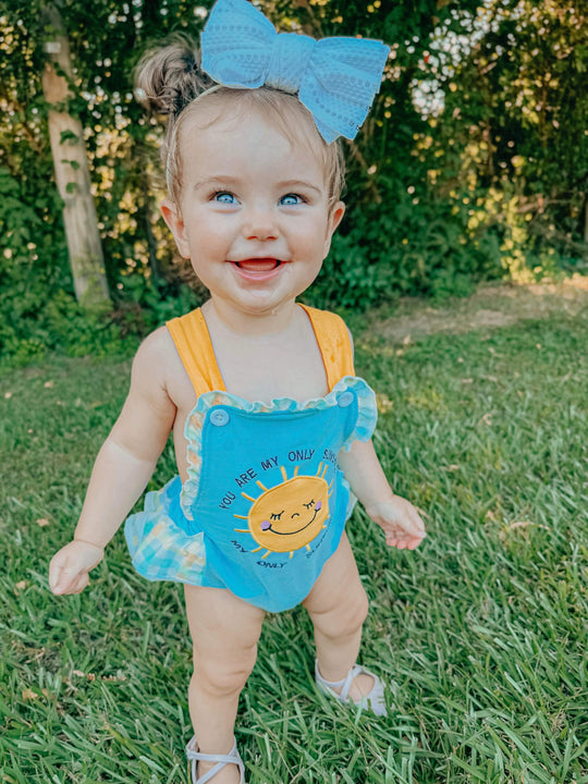 You are my sunshine girl romper