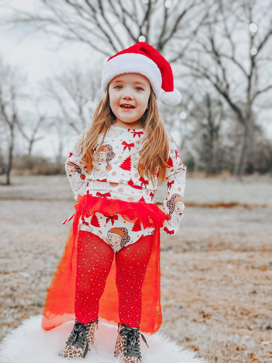 Leopard Santa bummie set