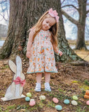 Bunny Carrot Smocked dress